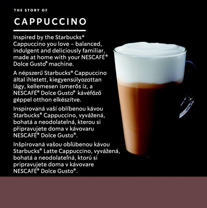 STARBUCKS Cappuccino by NESCAFÉ® Dolce Gusto®, 12 kapsula za kavu, kutija 120 g - Slika 7