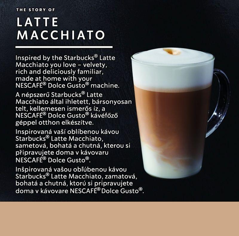 STARBUCKS Latte Macchiato by NESCAFÉ® Dolce Gusto® 12 kapsula za kavu, kutija 129 g - Slika 4