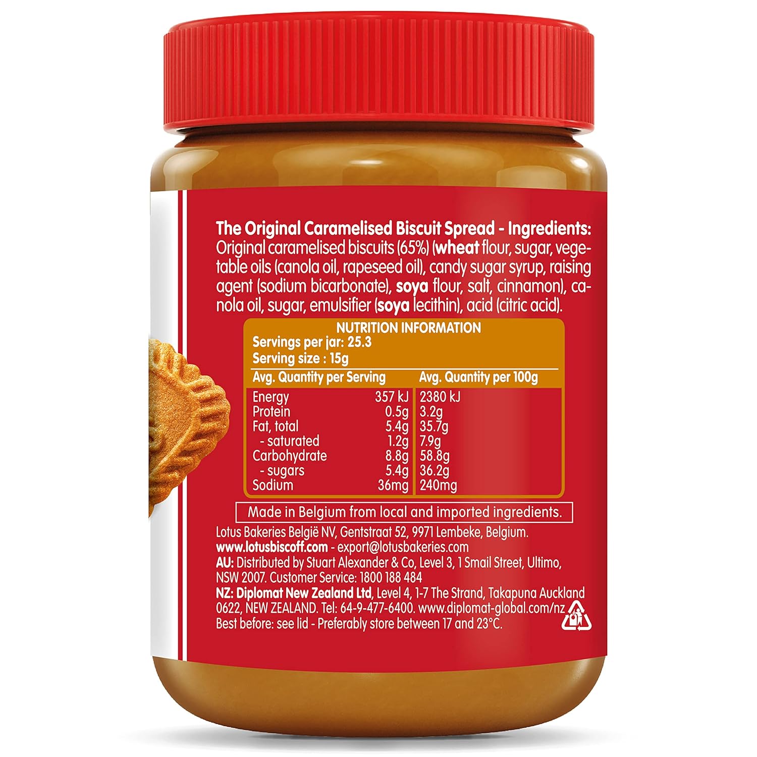 Namaz Lotus Biscoff Crunchy 380g - Slika 3