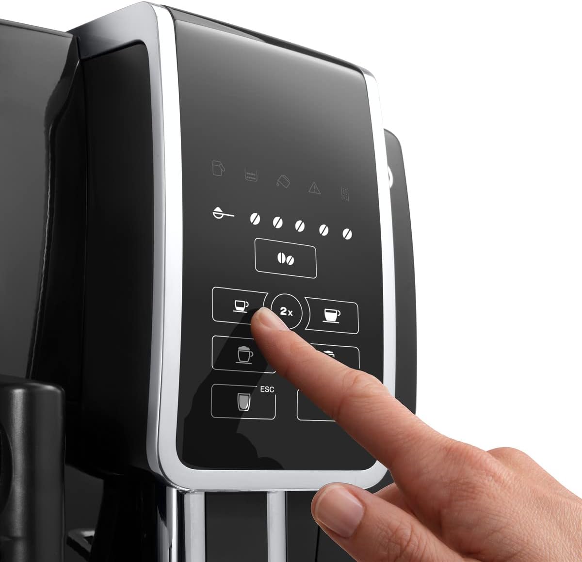 DeLonghi aparat za kavu automatski ECAM350.50.B Dinamica 15 bara crni - Slika 3