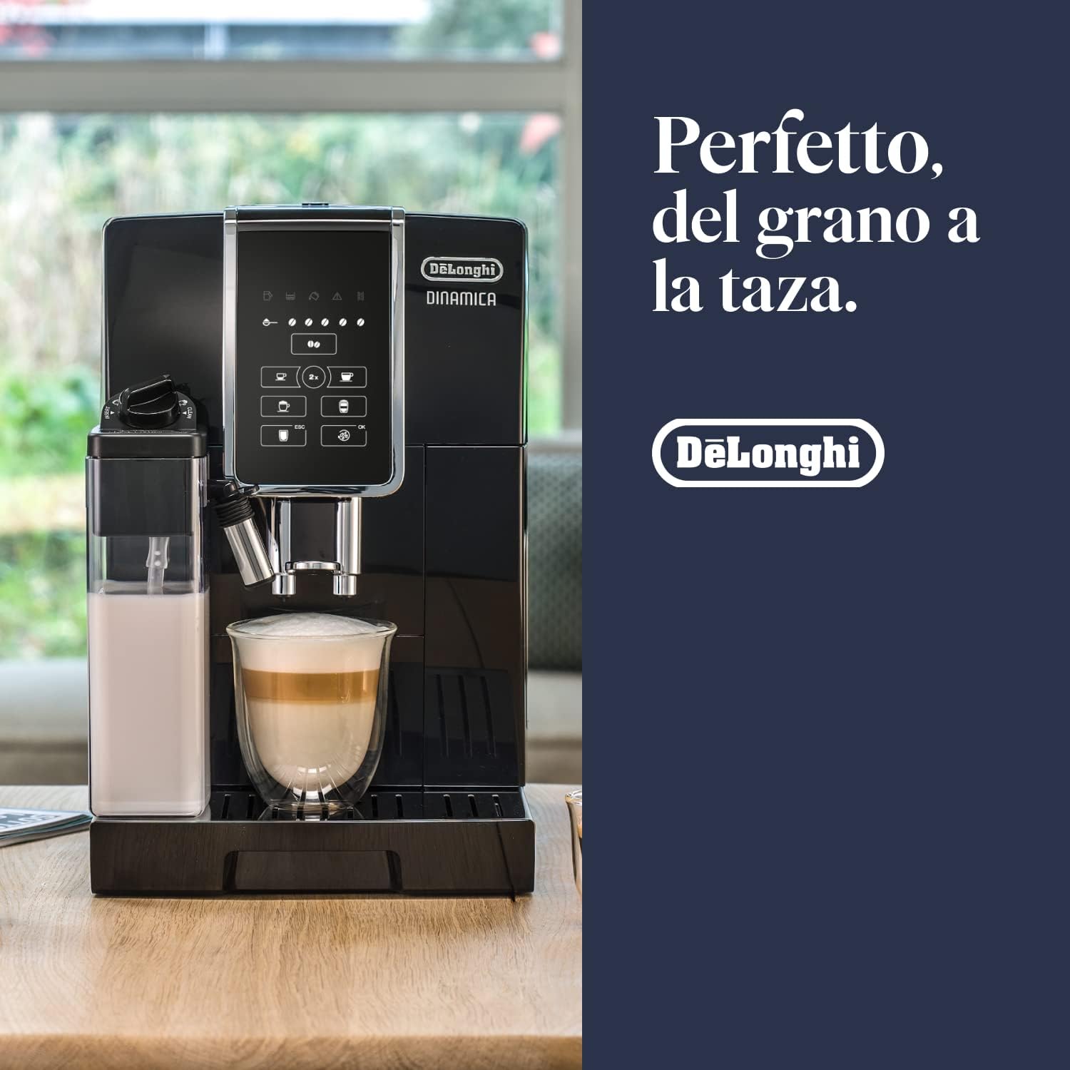 DeLonghi aparat za kavu automatski ECAM350.50.B Dinamica 15 bara crni - Slika 7